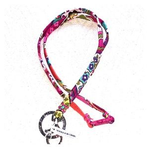 NWT Vera Bradley breakaway lanyard